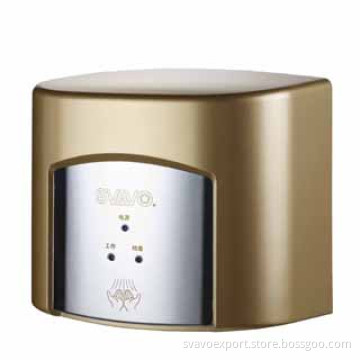 Hand Dryer Champagne & Chrome Color V-182